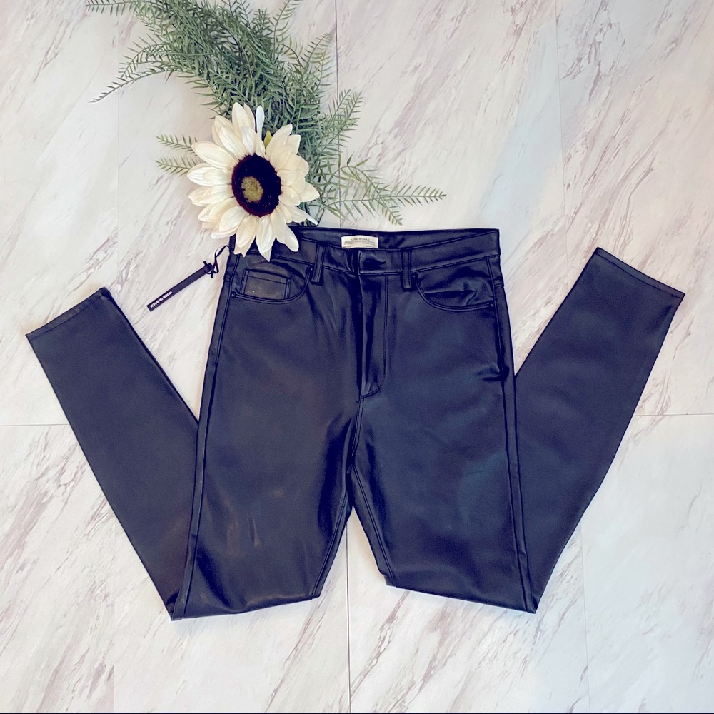 Zara Leather-like Jeans